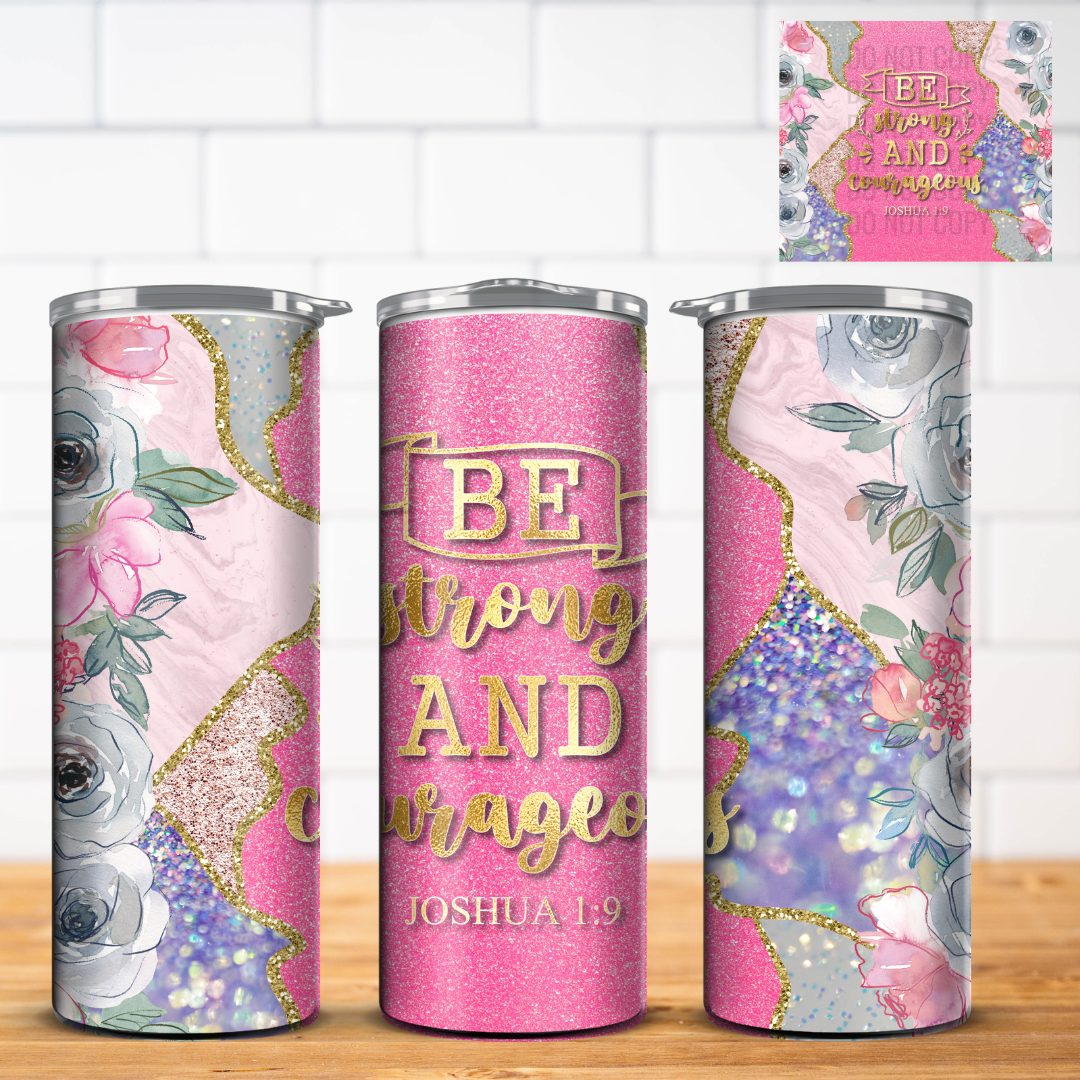 Faith Based Vinyl Tumbler Wrap