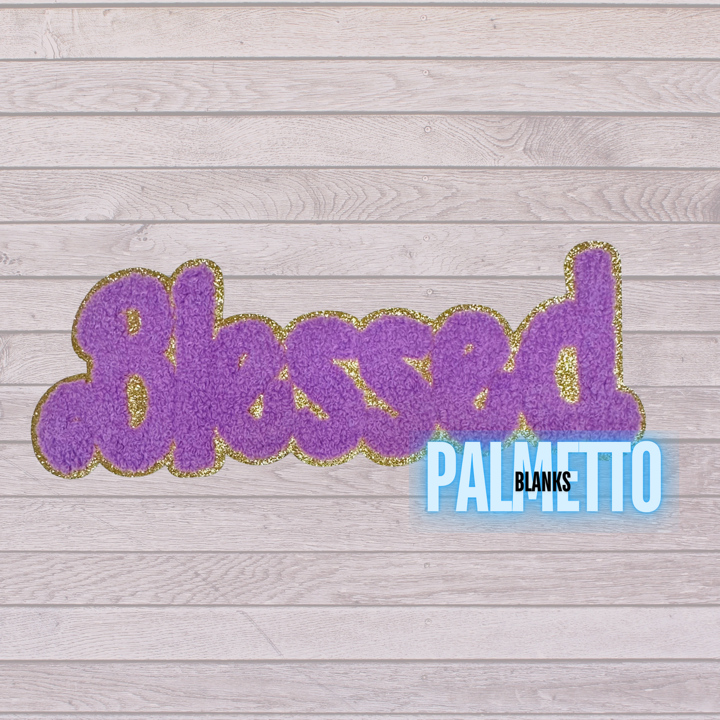 Blessed Chenille Patch (3 colors available)