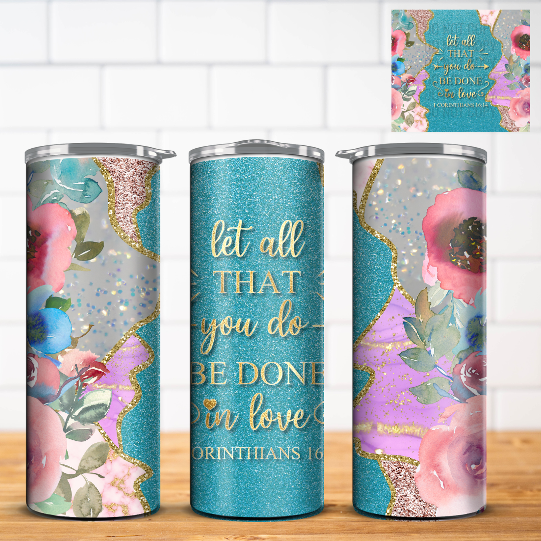 Faith Based Vinyl Tumbler Wrap