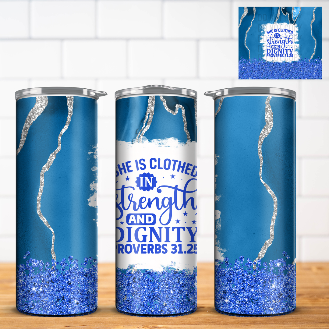 Faith Based Vinyl Tumbler Wrap