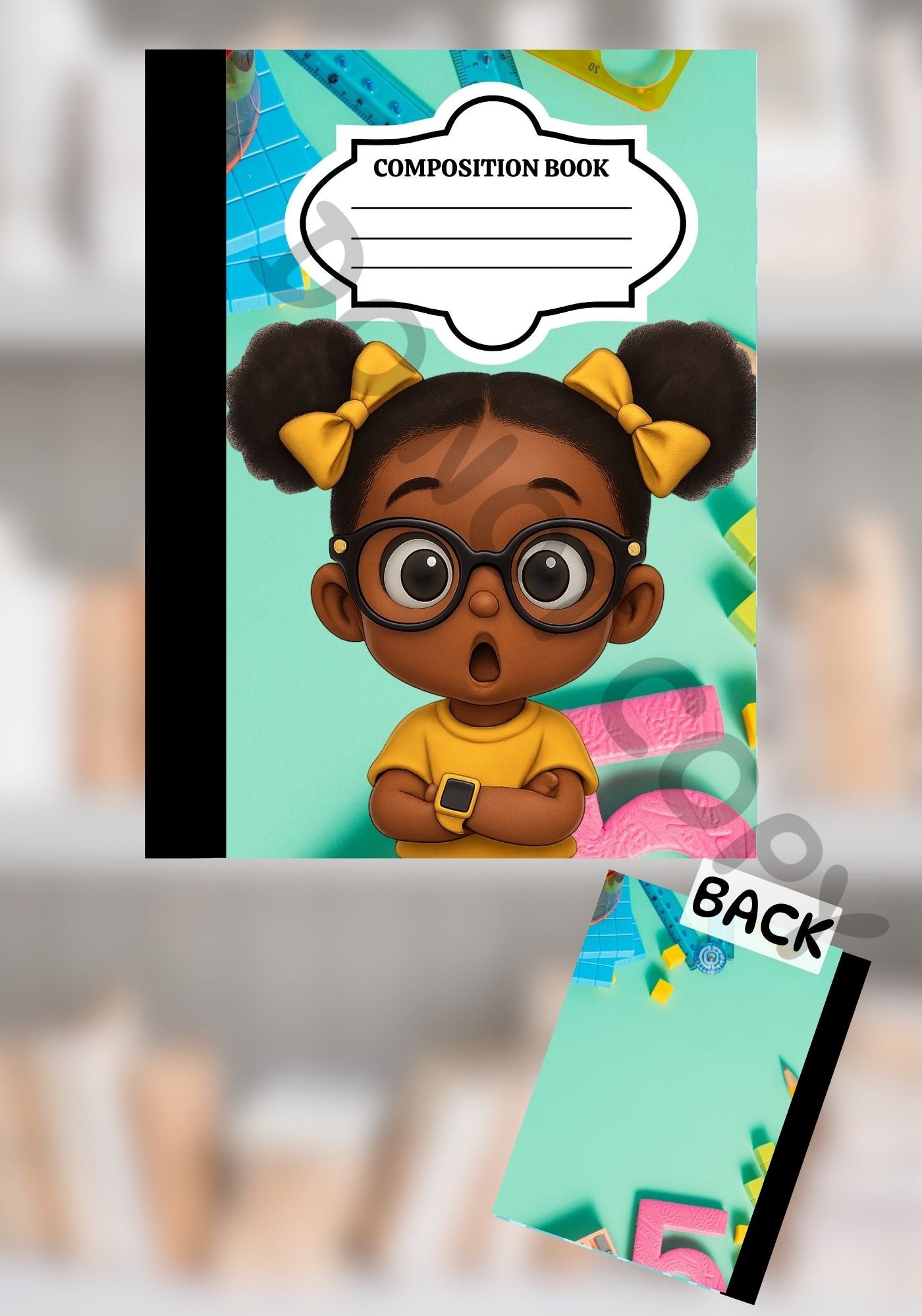 Smart Girl Vibes Composition Notebook