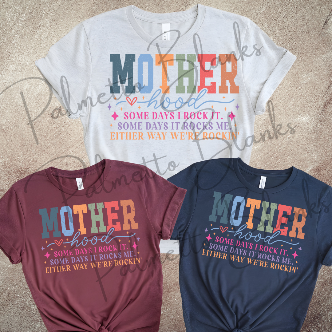Mother Hood Rockin - Full Color Transfer