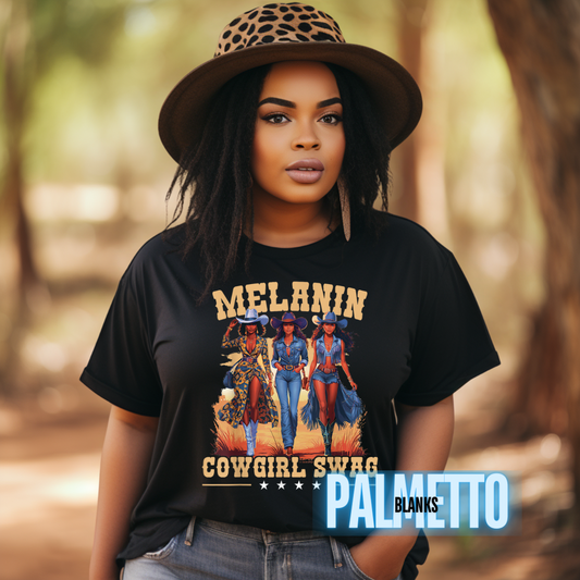 Melanin Cow Girl - Full Color Transfer