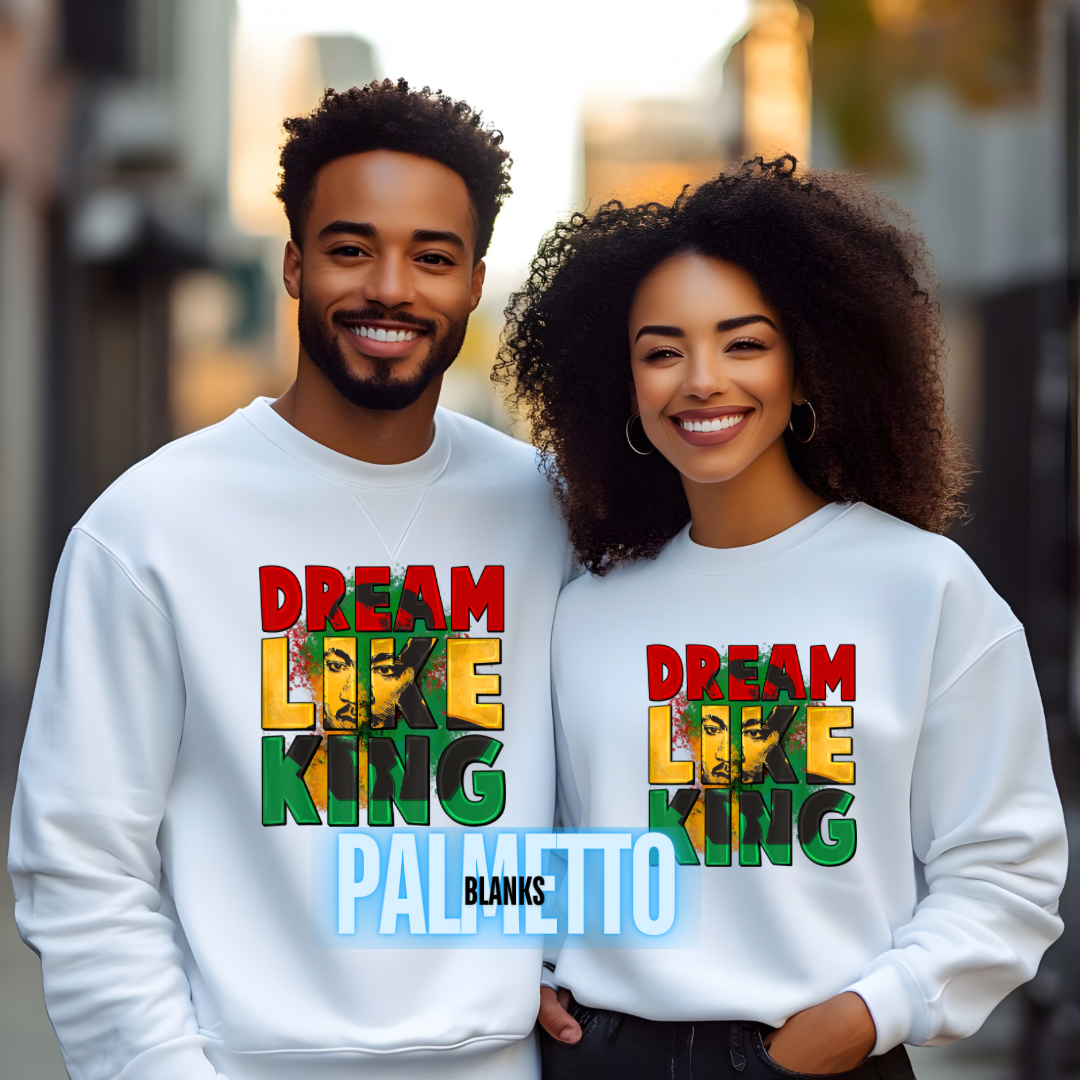 Dream Like King - Full Color Screen Print Transfer