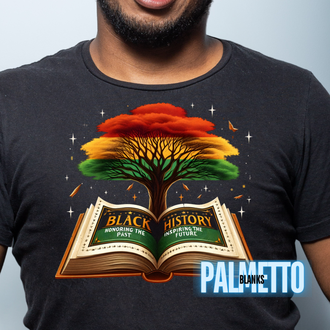 Black History Tree - Full Color Screen Print Transfer