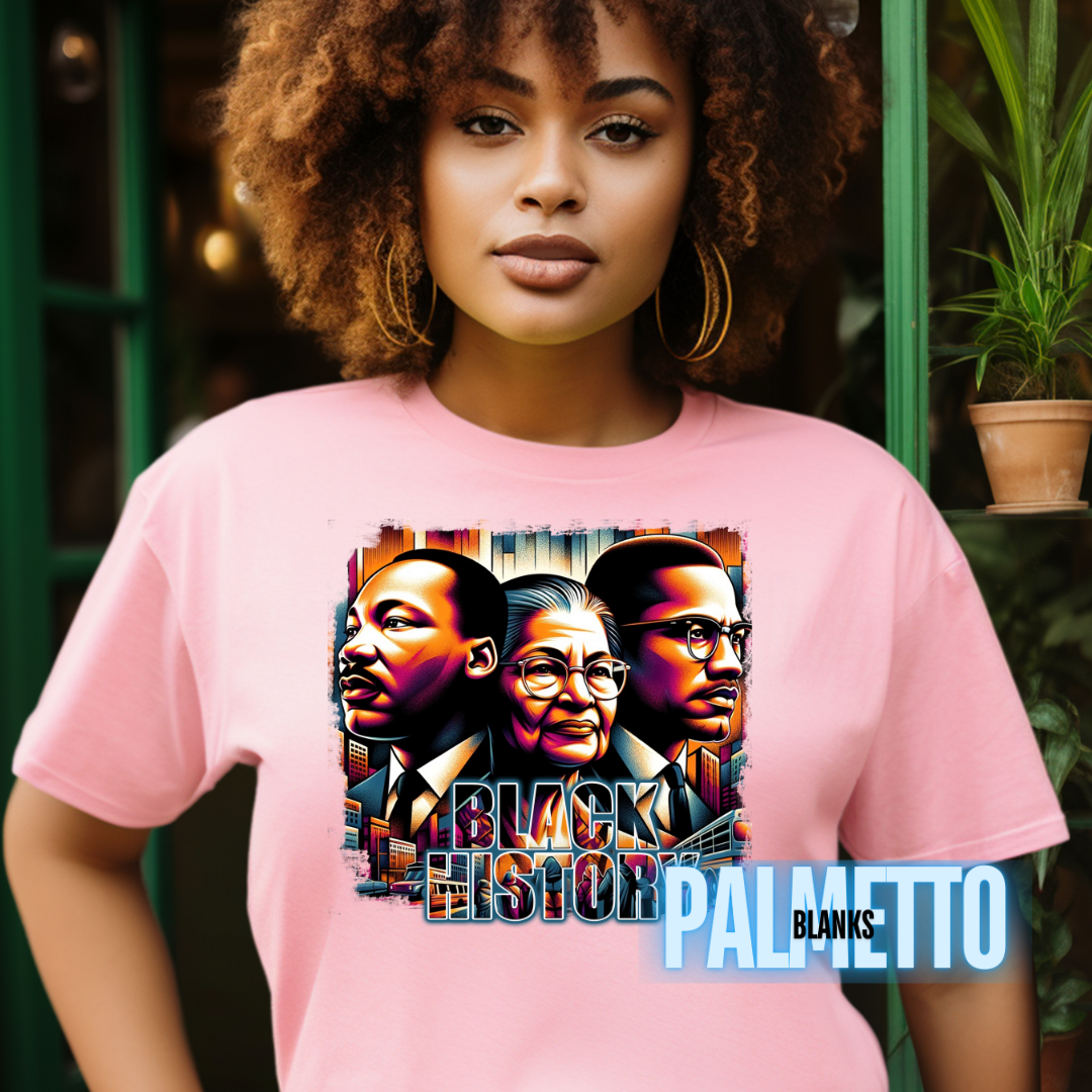 Civil Rights Icons - Full Color Screen Print Transfer