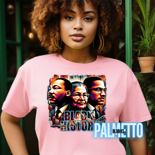 Civil Rights Icons  - Full Color Screen Print Transfer