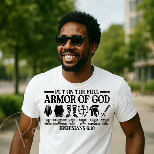 Armor of God- Screen Print Transfer