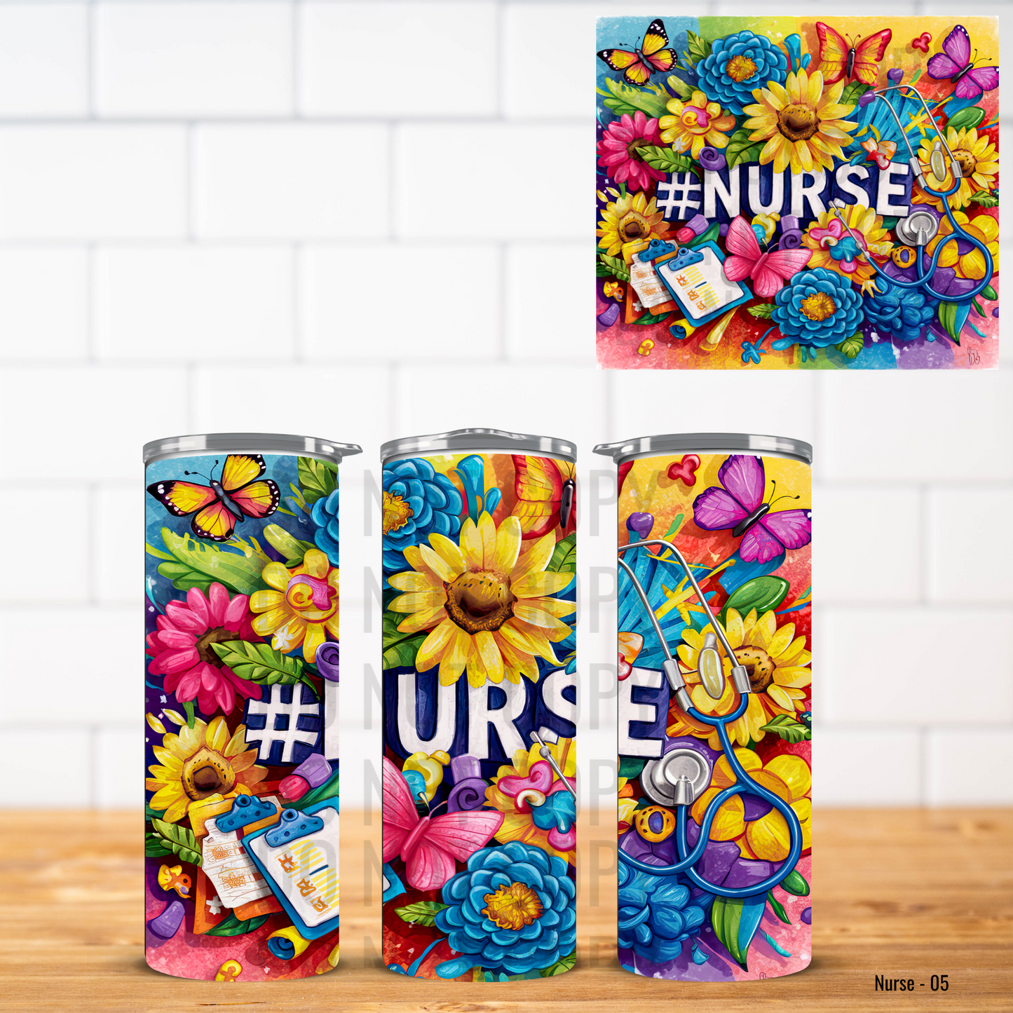 Nurse Vinyl Tumbler Wrap