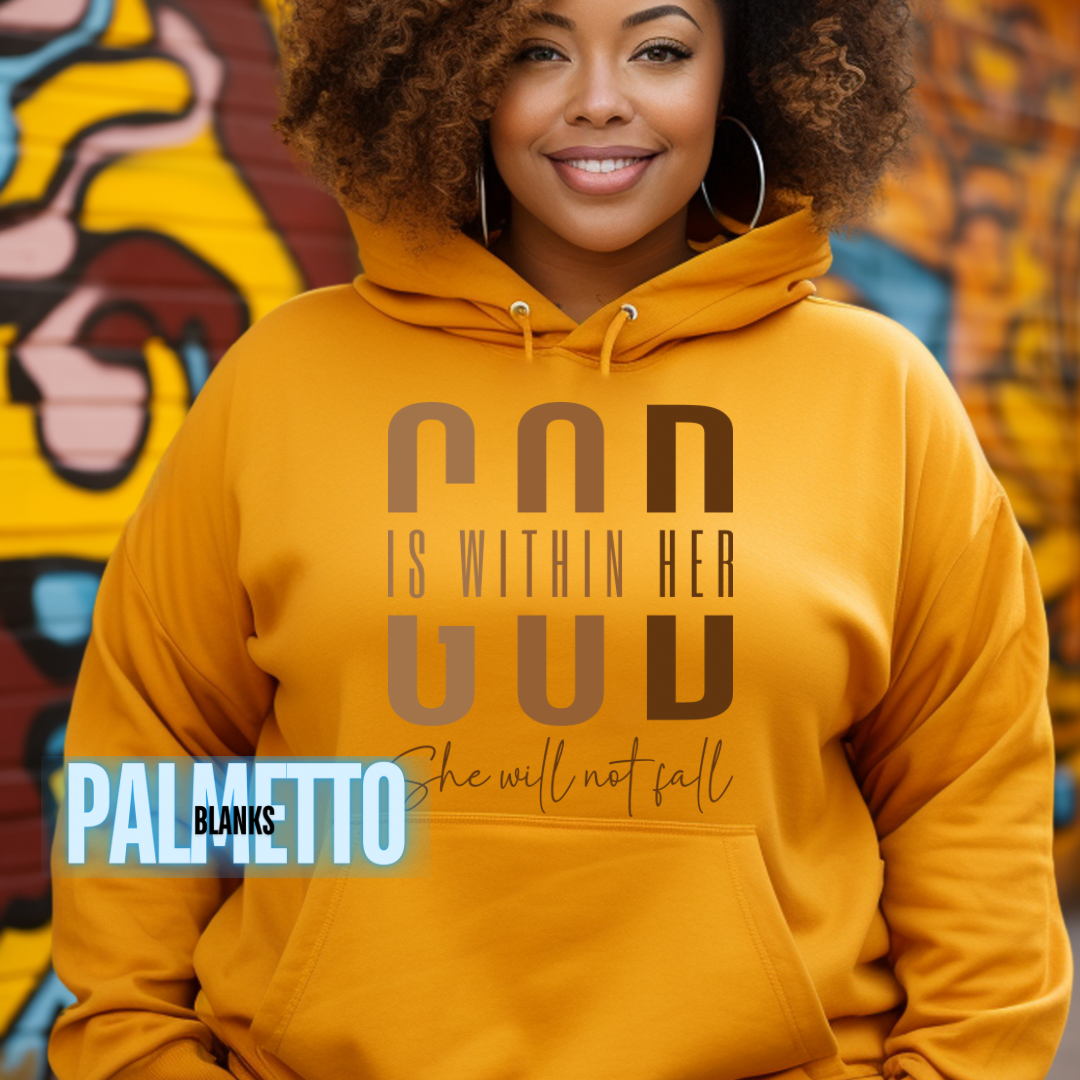 God is Within Her  - Full Color Transfer