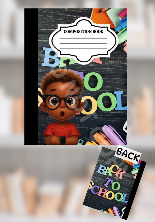 Back to School Boy Composition Notebook