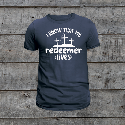 My Redeemer Lives Screen Print Transfer